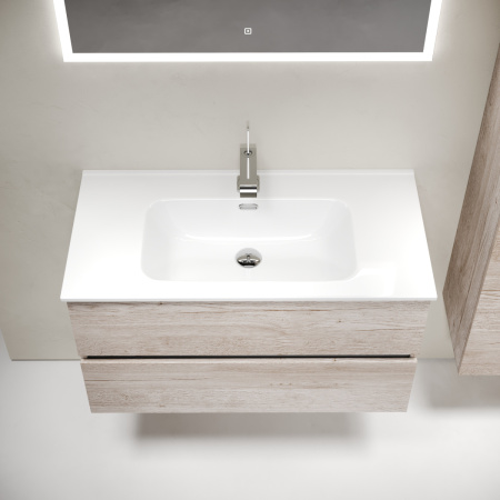 Тумба под раковину Sancos Urban UR90EG 90х50 подвесная цвет коричневый